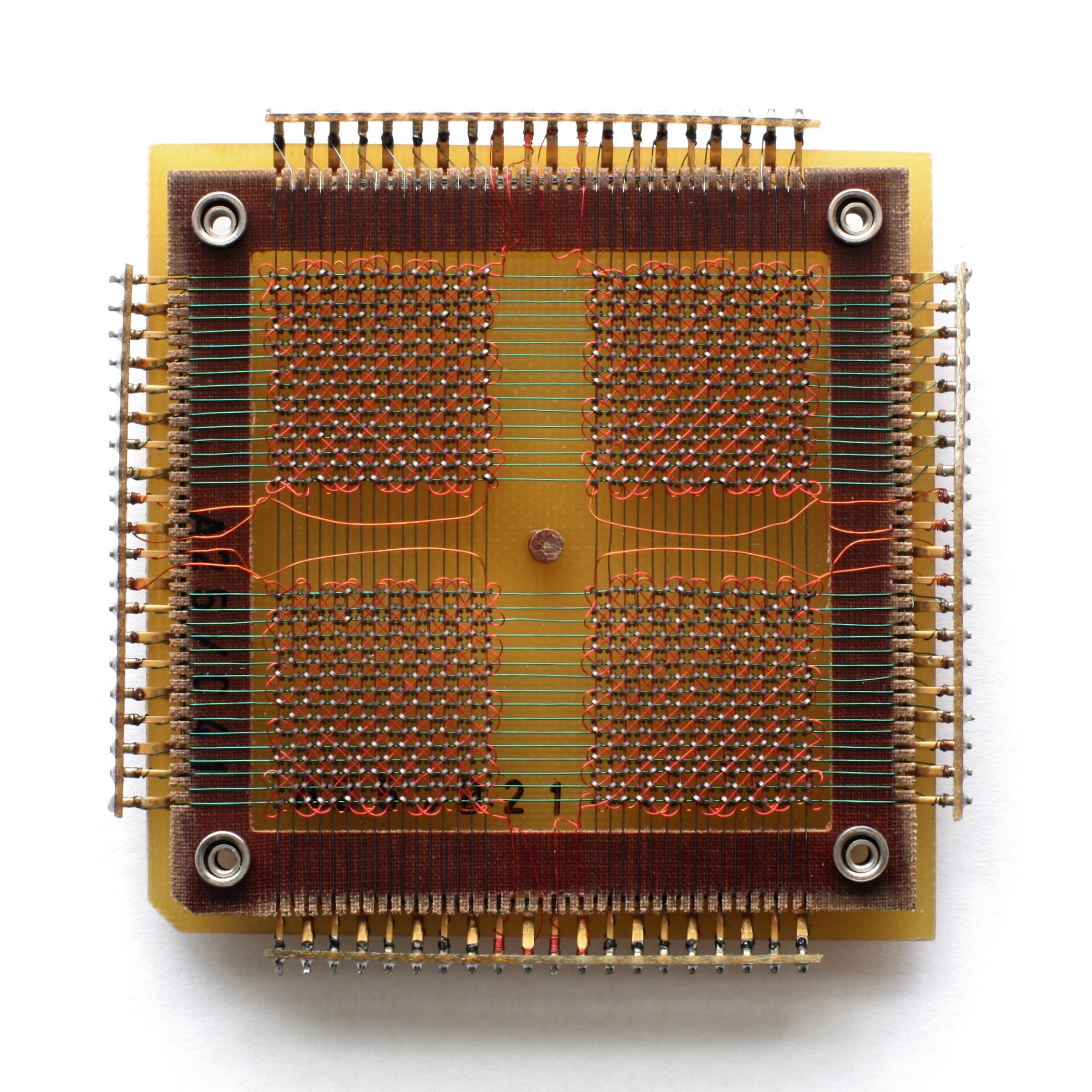 An image of ferrite core memory
